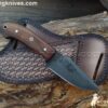 Traditional Cowboy Western Knife With Sheath, Best Ranch Knife For Hunting, Skinning & Camping.